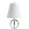 Jonathan Y Goddard 16" Crystal Ball/Metal LED Table Lamp, Clear JYL2079A - alternate 8