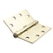 Global Door Controls 4.5 in Leaf W x 4.5 in Leaf H, Bright Brass CP4545-US3-M - alternate 4
