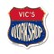 Signmission Vic's Workshop, 18 Inch X 18 Inch, Plastic Sign SHI-P-18-489-VIC - alternate 1