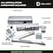 Delaney Hardware Heavy Duty Grade 1 Cast Iron Body Duro Bronze Finish Commercial Door Closer with Delay Action 608841 - alternate 3