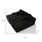 Homeroots 82" Black Corduroy Modular Sofa Chaise And Toss Pillows 634781 - alternate 14