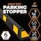 Xpose Safety Parking Block, Rubber, 4 in Height, 72 in Length, Black/Yellow PBS-6-X - alternate 6