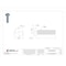 Tamper-Pruf Screws 1/4"-20 x 1 in One-Way Round Tamper Resistant Screw, Plain Finish, 18-8 Stainless Steel, 25 PK 141540 - alternate 3