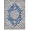 Homeroots 5' X 8' Navy Blue And Ivory Oriental Washable Indoor Outdoor Area Rug 597741 - alternate 7