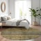 Homeroots 8' Gray Gold And Brown Round Medallion Washable Indoor Outdoor Area Rug 615904 - alternate 6