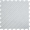 Apollo Tile Chiffon White 11.7 in x 11.8 in Recycled Glass Matte Wall Mosaic Tile 4.79 sqft/case, 5PK APLVRE8807A - alternate 1