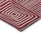 Homeroots 8' X 10' Red And Ivory Geometric Washable Indoor Outdoor Area Rug 600741 - alternate 9