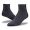 Railroad Sock King Size Quarter Sport Socks, Black, 2PK 1568K BK - alternate 5