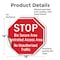 Signmission Stop Bio Secure Area Controlled Acc, 18 inch X 18 inch, Vinyl Decal, 2PK OC-D-2PACK-18-247 - alternate 3