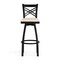 Flash Furniture HERCULES Black  inX in Back Swivel Metal Barstool - Tan Vinyl Seat XU-6F8B-XSWVL-TNV-GG - alternate 10