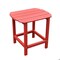 Newtechwood St Charles Ruby Red Plastic Outdoor Side Patio Table P013-703 - alternate 1
