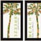 Homeroots Set Of Two Summer Breeze Funky Palm Trees Black Framed Wall Art, 2PK 568517 - alternate 4