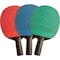 Champion Sports Plastic Rubber Face Table Tennis Paddle, PK6 PN4 - alternate 1
