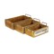 Homeroots Set of Three Brown Solid Wood Crate, 3PK 487679 - alternate 7