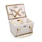 Picnic Time Family Of Brands Lemongrove Picnic Basket for 2 - Bees & Lemons, White with Lemon Pattern 104-30-283-000-0 - alternate 7
