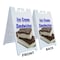 Signmission Ice Cream Sandwiches, A-Frame & 2 Decals Installed, Heavy-Duty Plastic Frame SBHD-D-2436-Ice Cream Sandwiches - alternate 5