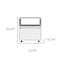 Homeroots Two Piece White Bedroom Set 526356 - alternate 12