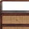 Homeroots 22" Brown Solid Wood Two Drawer Nightstand 651883 - alternate 3
