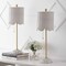Jonathan Y Celerie 27.5" Coastal Bohemian Rattan/Iron Scalloped Buffet LED Table Lamp w/Pull Chain, White/B, 2PK JYL1138B-SET2 - alternate 7