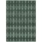 Homeroots 5' X 8' Olive Green And Charcoal Geometric Washable Indoor Outdoor Area Rug 577074 - alternate 7