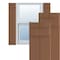 Ekena Millwork True Fit PVC, Two Board Joined Board-n-Batten Shutters, Burnt Toffee, 10 3/4W x 53H, PR TFP101BBF11X053BT - alternate 1