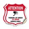 Signmission Video Surveillance Shield Sign Attention, 12 inch X 12 inch, Vinyl Decal, 2PK SHI-D-2PACK-12-469 - alternate 1