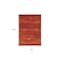Homeroots 6' X 9' Red And Orange Abstract Indoor Outdoor Area Rug 545546 - alternate 7