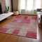 Homeroots 10' X 14' Burgundy Pink And Blush Striped Washable Indoor Outdoor Area Rug 613168 - alternate 7