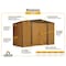 Arrow Woodridge 10 x 6 x 7 ft Woodgrain Steel Storage Shed WR106 - alternate 7