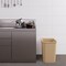 Regal Altair 19 Gallon Square Beige Plastic Trash Can, Space-Saving Design ZR-TC-100-SQ19BG - alternate 5