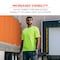 Ergodyne Hi-Vis Shirt, S, Lime, Short Sleeve 21792 - alternate 4