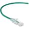 Black Box Slim-Net Cat6 250-Mhz 28-Awg Ethernet Patch Cable - Unshielded, Pvc,  C6PC28-GN-20 - alternate 1