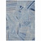 Homeroots 10' X 14' Denim Blue Gray And Ivory Geometric Washable Indoor Outdoor Area Rug 594778 - alternate 8