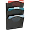 Safco Letter Size Wall Rack, 3, Comp 3172BL - alternate 1