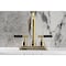 Kingston Brass Double-Handle 4" Centerset Bathroom Faucet with Brass Pop-Up, Polished Brass KS6642CKL - alternate 4