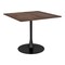 Homeroots 35" Square Steel Pedestal Base Dining Table 386248 - alternate 8