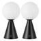 Jonathan Y Macie 11.75" Modern Minimalist Globe Rechargeable/Cordless Dimmable Integrated LED Table Lamp w, 2PK JYL7159B-SET2 - alternate 8