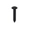 Auveco #8 x 3/4in Phillips Pan Head Tapping Screw Black Oxide, 100PK 10181 - alternate 1