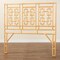 Bali & Pari Galvan Bohemian Natural Rattan Queen Size Standalone Headboard 251-13862-ZORO - alternate 6