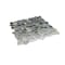 Apollo Tile Pebble Gray 12.2 in x 12.2 in Metal Polished Floor and Wall Mosaic Tile 5.17 sqft/case, 5PK APLMM8826A - alternate 9