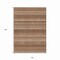 Homeroots 10' X 14' Taupe And Brown Striped Washable Indoor Outdoor Area Rug 610623 - alternate 7