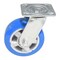 Vestil Polyurethane Precision Ball Bearing Swivel Caster 6 In. x 2 In. 661 lb Blue/Gray CST-PB-6X2PUA-S - alternate 5