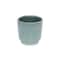 Homeroots Green Ceramic 23 Ounce Striped Round Distressed Pot Planter 487406 - alternate 5