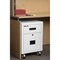 Fireking 1-Hr Fire rated, Mobile Pedestal, Ltr/Lgl file Drawer Arctic White 2M1822-1AW - alternate 4