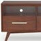 Homeroots 64in Brown Mahogany Solid Wood Open Shelving TV Stand 404259 - alternate 4
