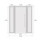 Vdomdoors Steel Door Dekton 0163 Ardesia Nero 2 Side Exterior Windows Sidelites/ Entry Door Painted W16+36+16 DEKTON0163EXD-ARD-W16+36+16xH80-LH-I - alternate 3