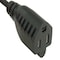 Sanoxy 2 PACK 1ft 18 AWG Monitor Power Adapter Cord NEMA 5-15R to IEC320 C14 SNX-CBL-LDR-PW105-1201 - alternate 2