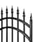 Nuvo Iron 33in Wx56in H Tiger Eye Gate Arched Rails, 36in W Openings, Self Close Hardware w/Double Side Handle ITGA3356 - alternate 9