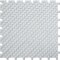 Apollo Tile Chiffon White 11.7 in x 11.8 in Recycled Glass Matte Wall Mosaic Tile 4.79 sqft/case, 5PK APLVRE8807A - alternate 7