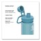Takeya Tritan Plastic Water Bottle, 40 oz, Breezy Blue 50409 - alternate 4